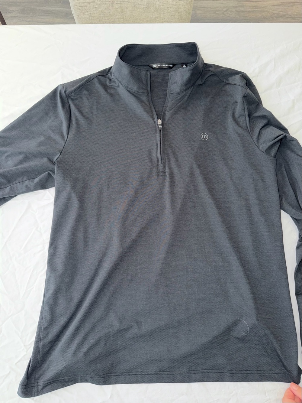 Travis Mathew Men's Quarter-Zip Pullover - Black - XL